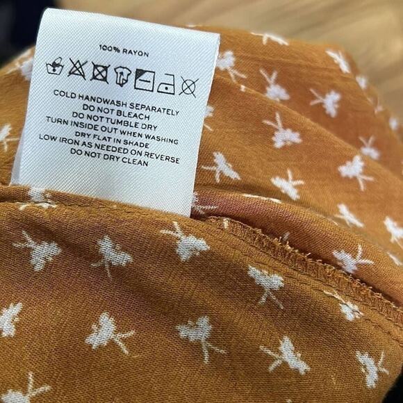 FAITHFULL THE BRAND REVOLVE JARDIM PRINTED SCOOP NECK DRESS SIZE‎ 4 - Picture 8 of 10